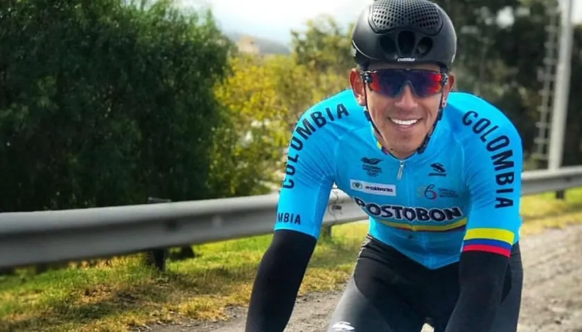 Juan Sebastián Molano, ciclista colombiano. 