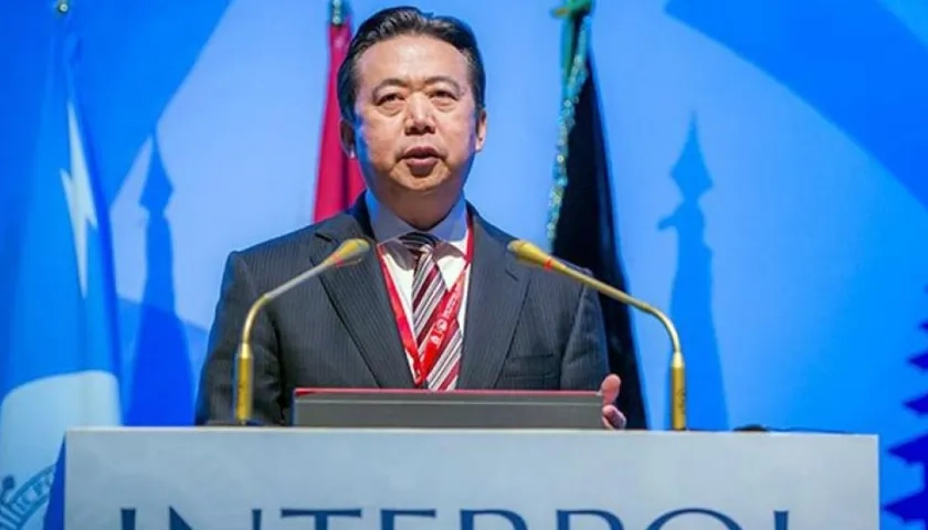Meng Hongwei fue detenido en China.