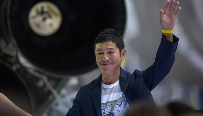 El empresario nipón Yusaku Maezawa.