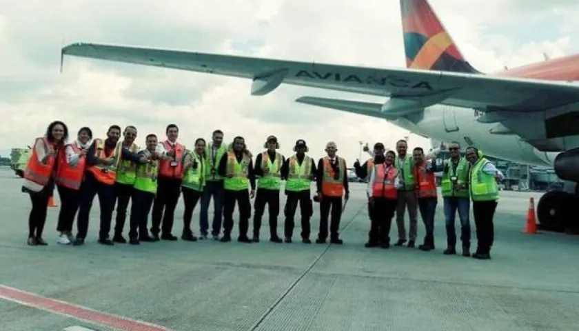 Imágenes durante el primer vuelo.