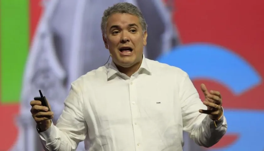 El presidente de Colombia, Iván Duque