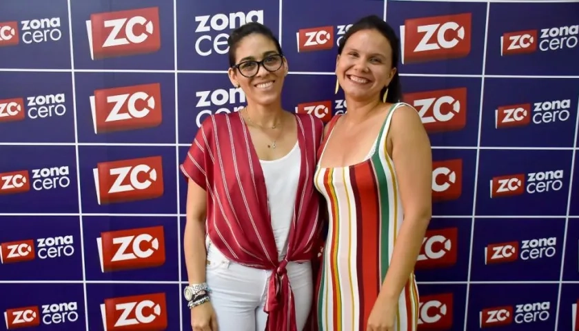 Lisseth Bolívar y Liane Daza, organizadoras del evento.
