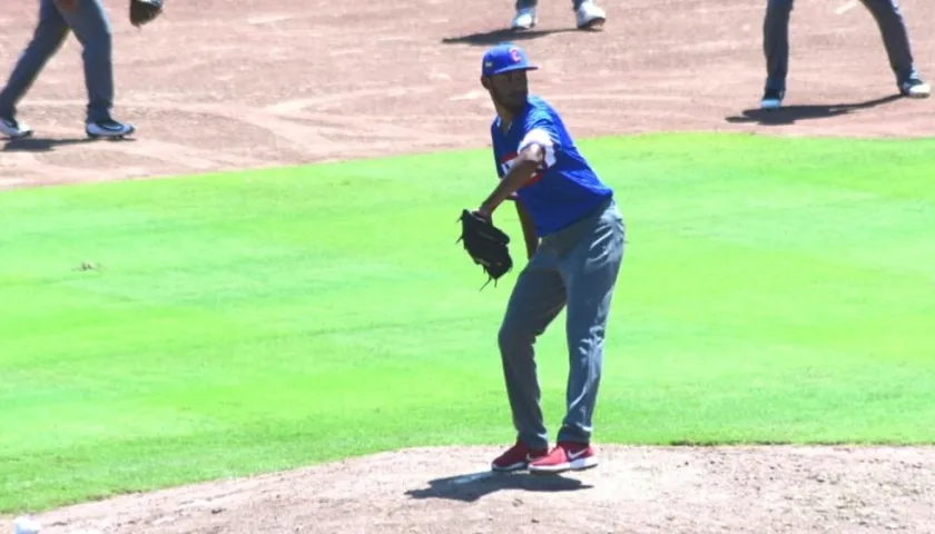 El lanzador barranquillero Juan Escorcia.