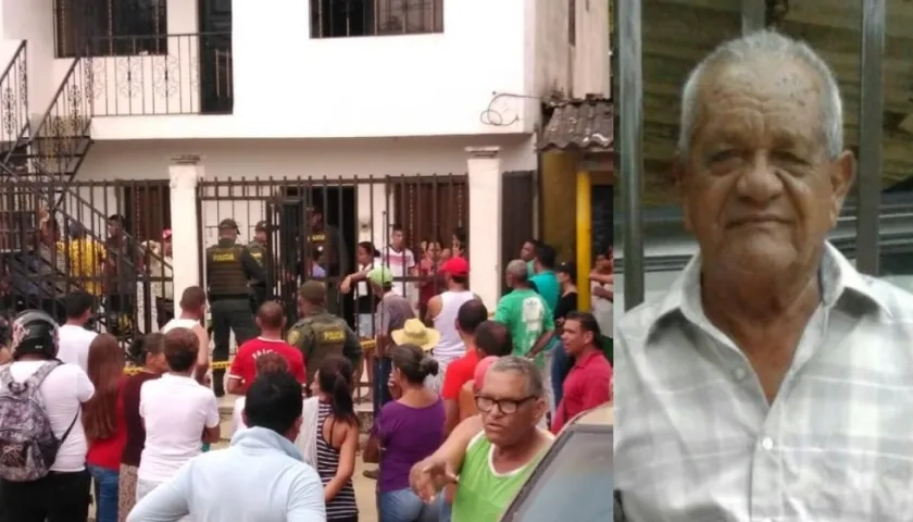 Ascanio Carrillo Cahuana, anciano asesinado en Sabanagrande.