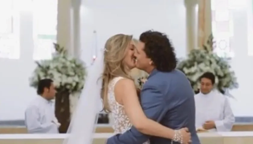 Claudia Elena Vásquez y Carlos Vives.