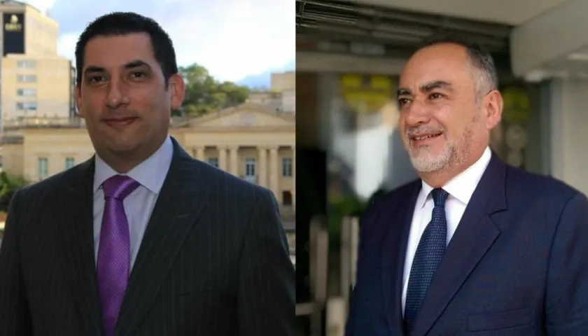 Senador de la República, Luis Eduardo Díaz-Granados y el exrepresentante a la Cámara, Cristóbal Rodríguez.