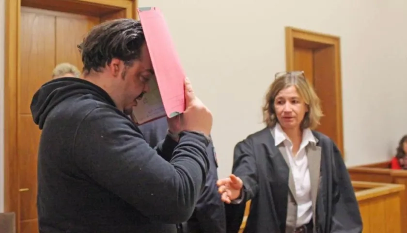 Niels Högel, en audiencia.