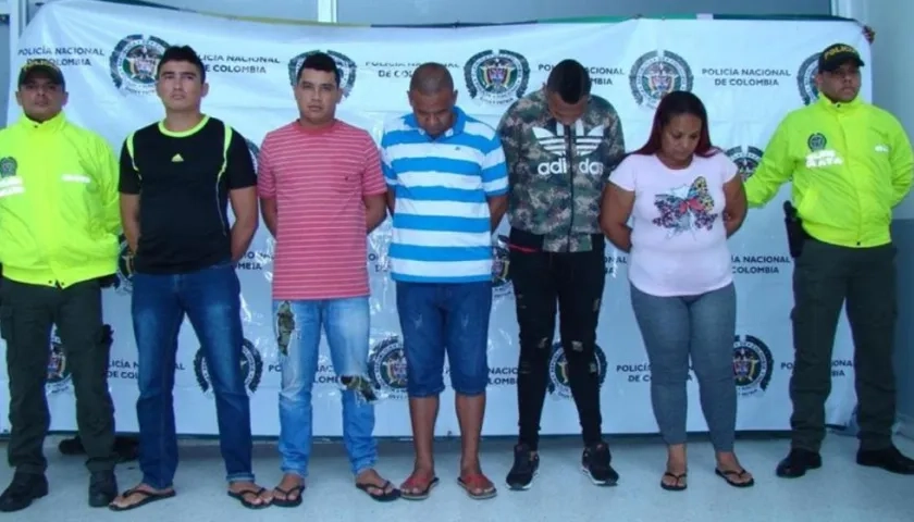 Presuntos integrantes de la banda 'Los Joselitos' capturados la semana pasada.
