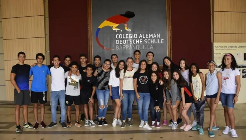 Delegación deportiva del Colegio Alemán.