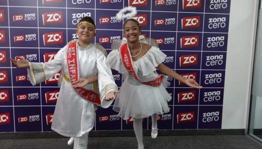 Los Reyes Infantiles del Carnaval de la 44, Sharon Sandoval y Ray Molina.