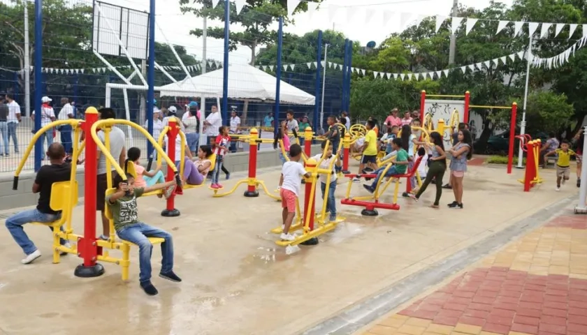 Nuevo parque de Los Balcanes.