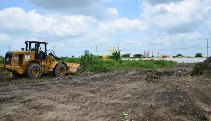 Lugar donde será construido el hospital en el barrio La Central.