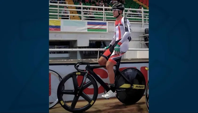 El ciclista barranquillero Nelson Soto