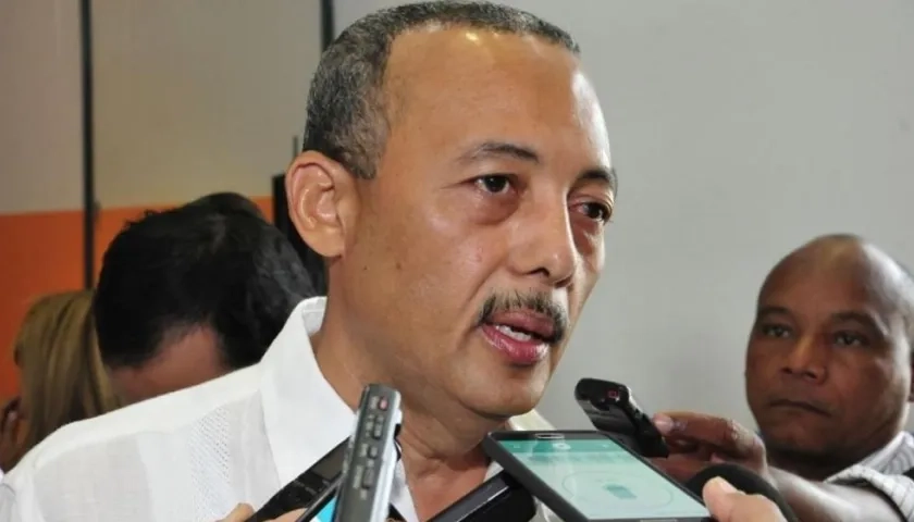 El Gobernador de La Guajira, Wilmer González Brito.