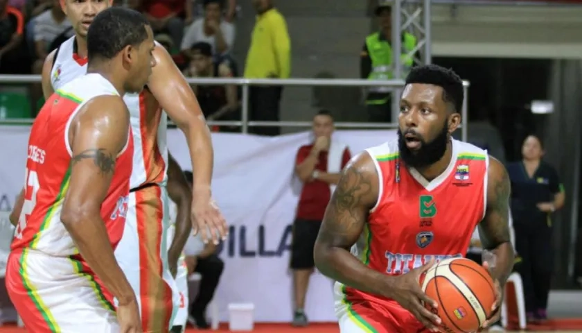 Michael Sneed, jugador de los Titanes de Barranquilla. 