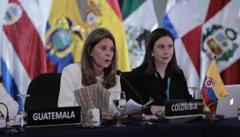 La Vicepresidenta de la República, Marta Lucía Ramírez.