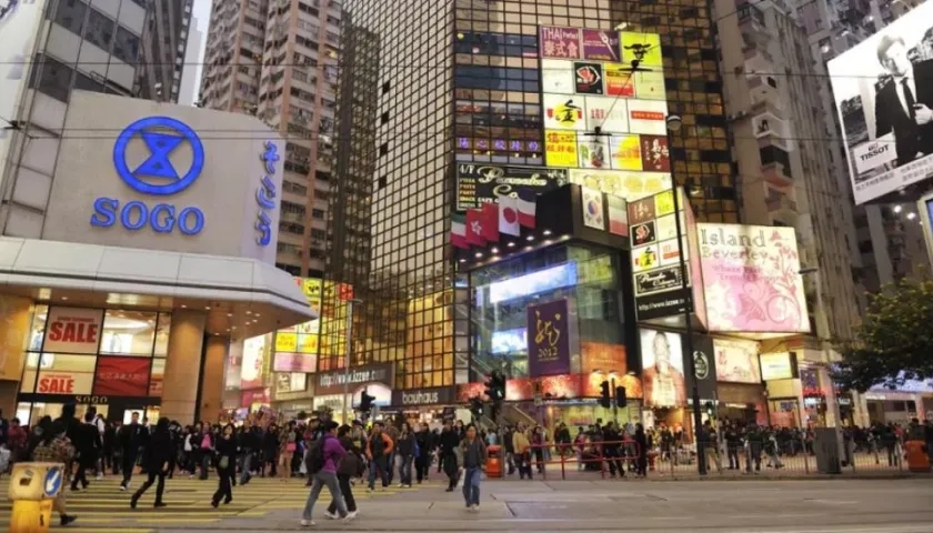 Causeway Bay, en Hong Kong.