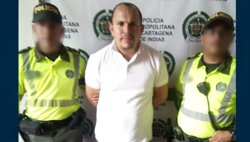 Alias 'Gordo Pote', capturado en Cartagena.