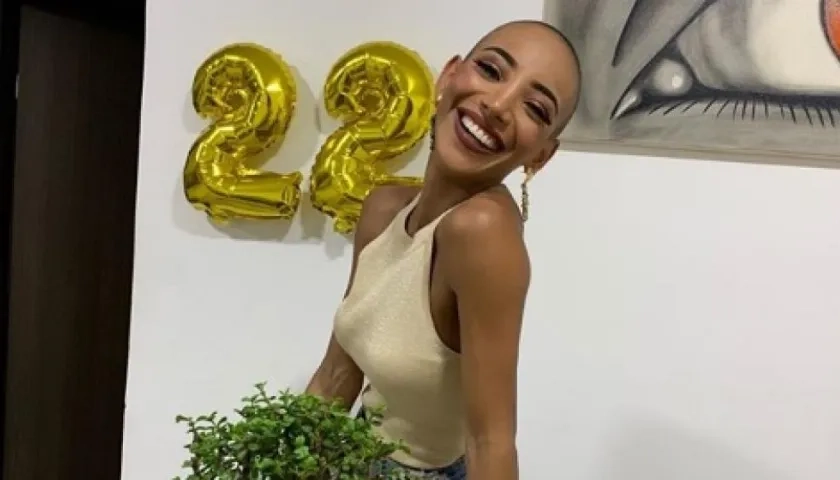 Jessel García, excandidata al Reinado de la Independencia.