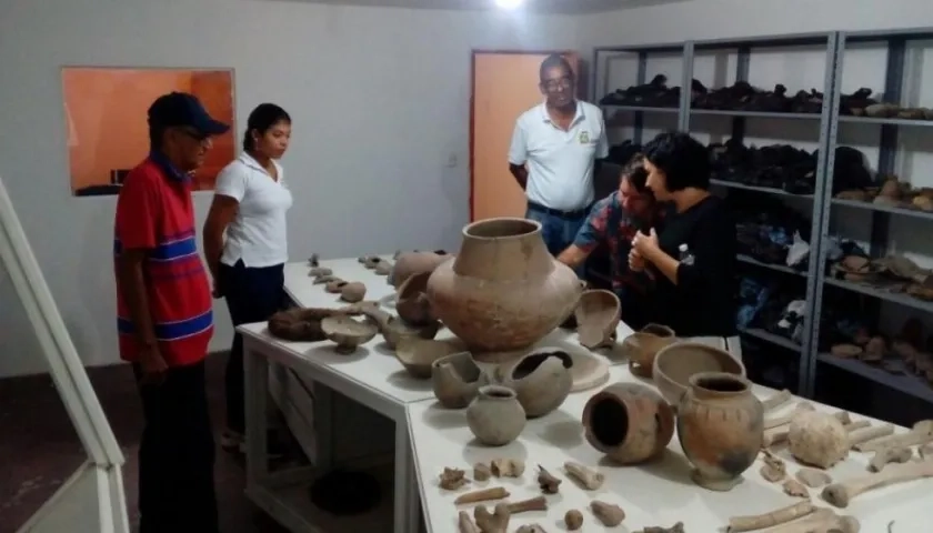 Piezas de la colección del Museo MUMA de Malambo.
