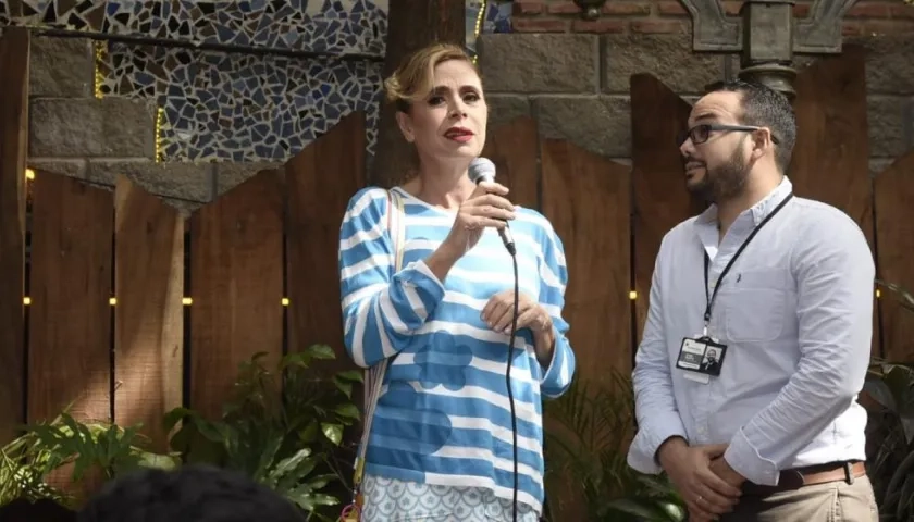 La diseñadora española Agatha Ruiz de la Prada.