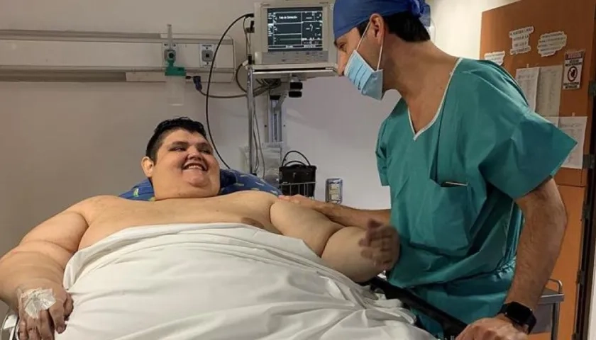 Juan Pedro Franco, considerado el hombre más gordo del mundo.