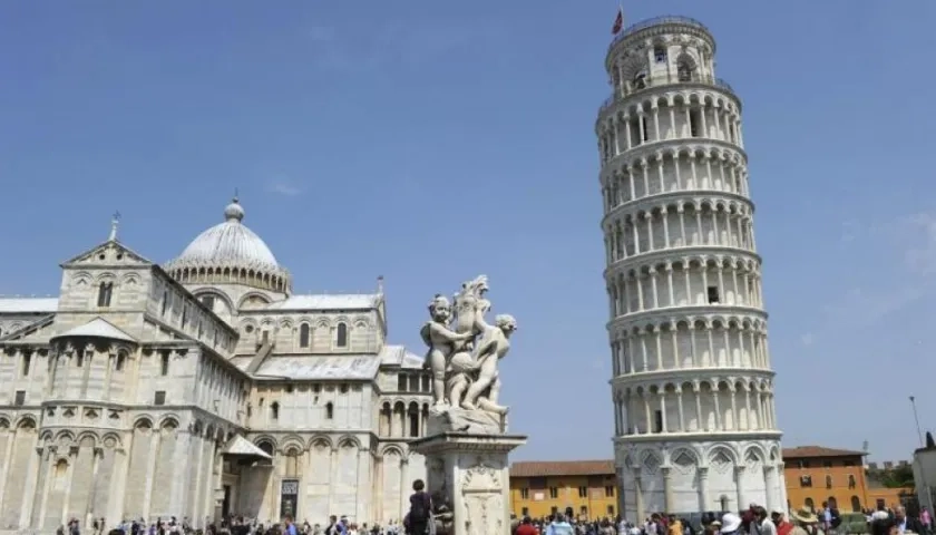 La Torre inclinada de Pisa.