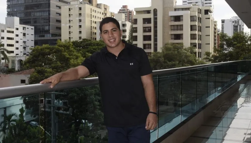 Sebastián Chegwin, joven emprendedor.