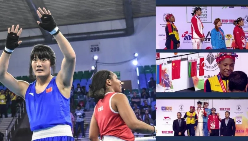 Imágenes emotivas. La colombiana perdió el combate, pero se quedó con la medalla de plata.