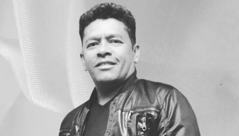 El cantante Alejandro Manga.