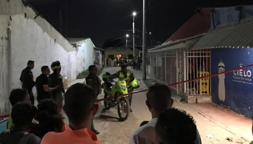 En este sector fue asesinado Luis Felipe Vásquez Castro.