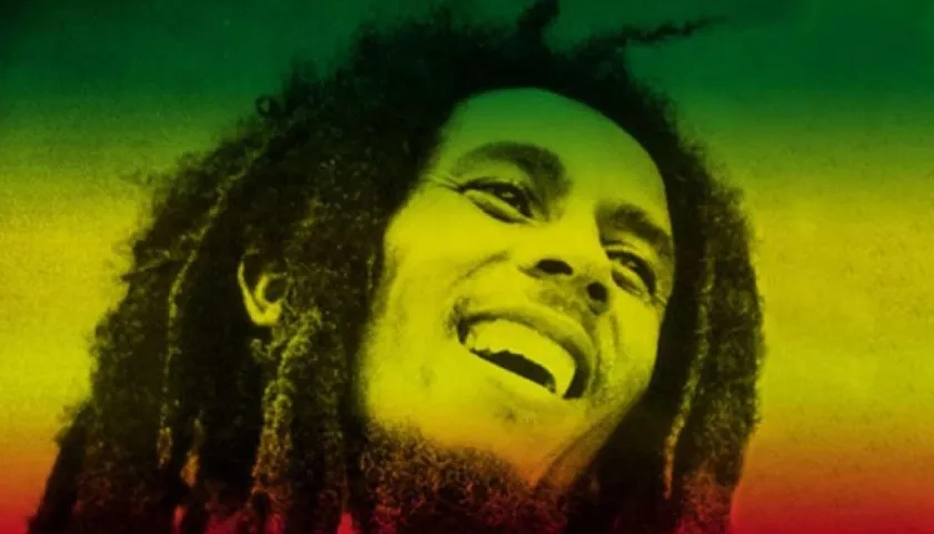 Bob Marley, símbolo del reggae.