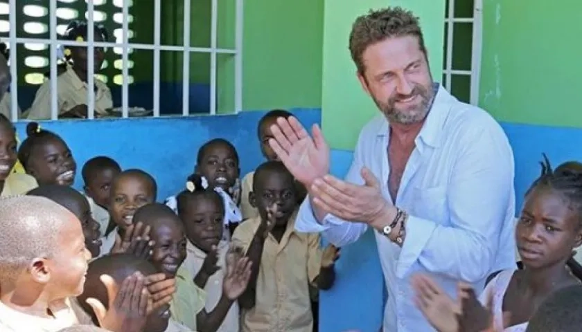 El actor de cine británico Gerard Butler.