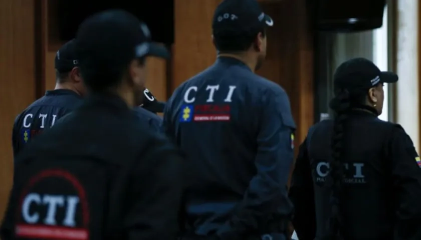 Las capturas fueron realizadas por agentes del CTI de la Fiscalía.