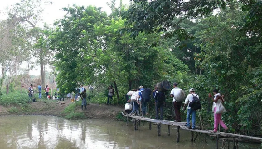Aspecto de la hacienda 'Las Pavas'.