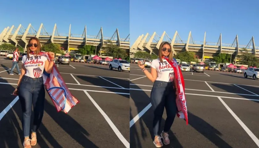 Keidy Betancourt, ferviente juniorista.