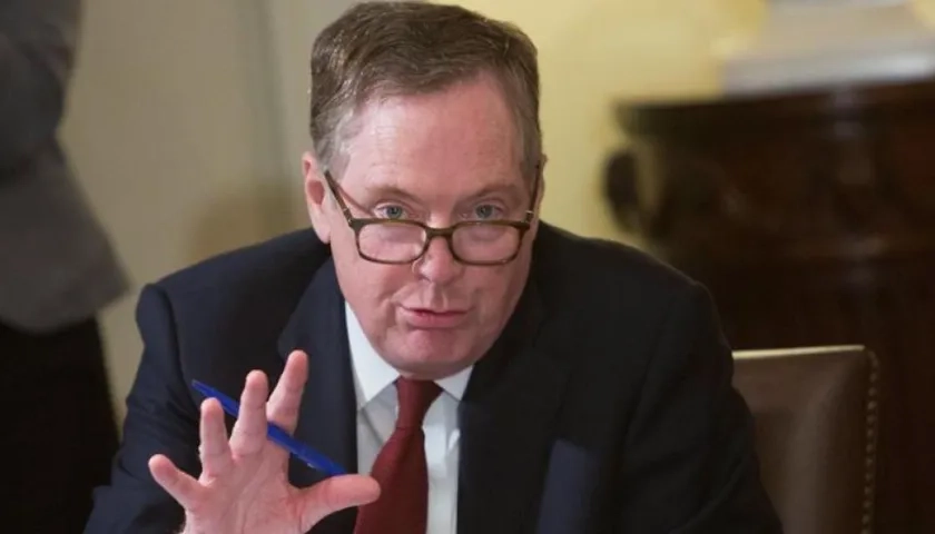El jefe negociador comercial de EE.UU., Robert Lighthizer