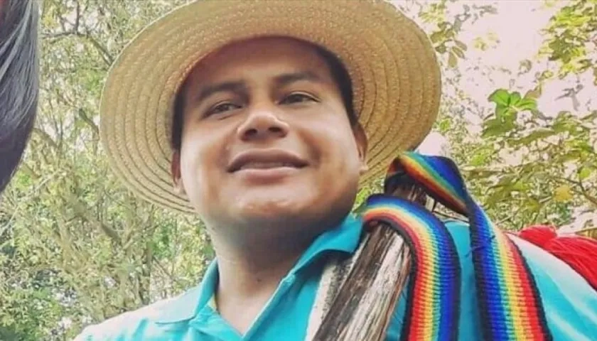 Edwin Dagua Ipia, líder indígena asesinado.