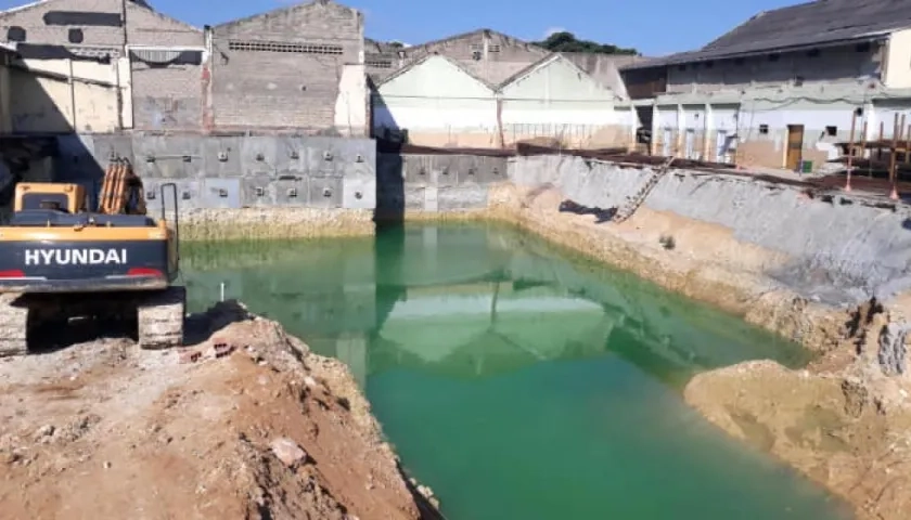 La fuente de agua origen del problema.