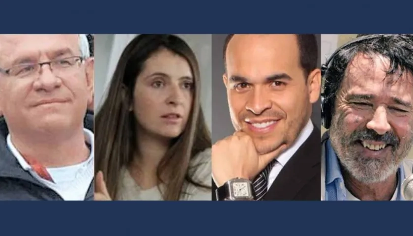 En la foto, Juan Carlos Montes, Paloma Valencia, Abelardo De la Espriella y Simón Vélez.