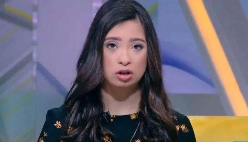 La presentadora Rahma Khaled.