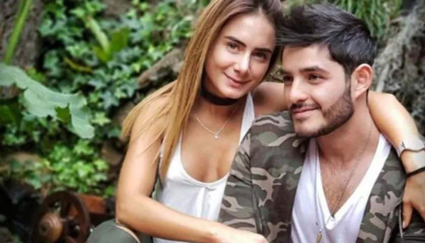La actriz Johanna Fadul y su esposo Juan Sebastián Quintero,