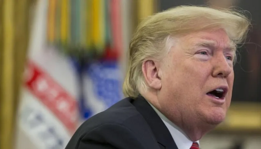 El presidente de EE.UU., Donald Trump