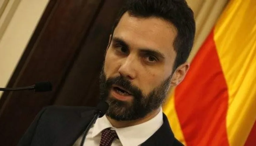 El presidente del Parlamento de Cataluña, Roger Torrent.