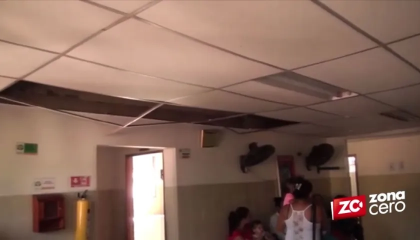 Estado en que se encuentra uno de los puestos de salud de Sabanalarga.