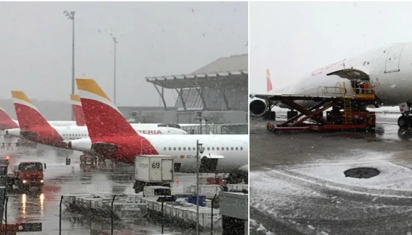 Aeropuerto internacional Adolfo Suárez Madrid-Barajas.