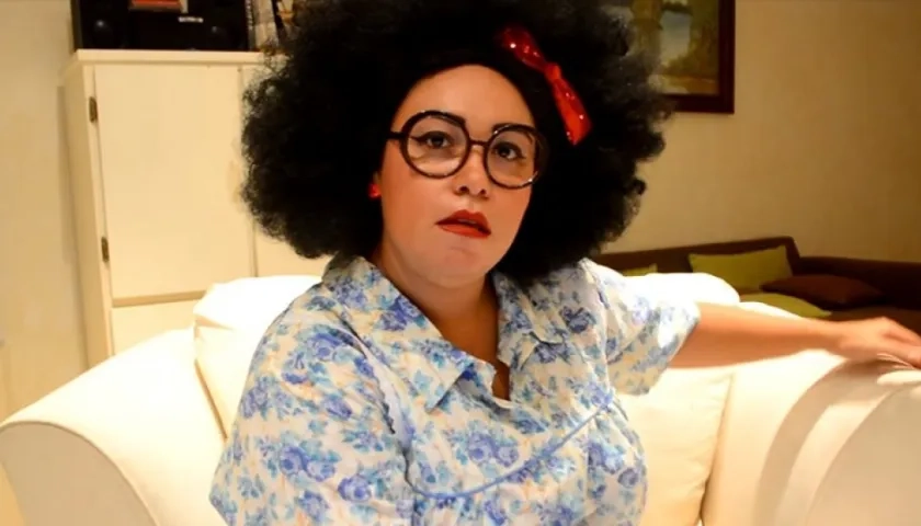 Pamika Montenegro, conocida como 'La Nana Pelucas'.