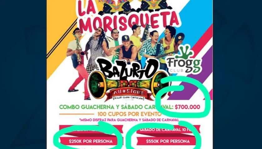 Venta de cupos de grupos no autorizados para la Batalla de Flores