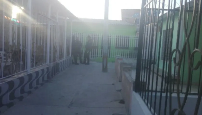Lugar donde ocurrió el crimen.