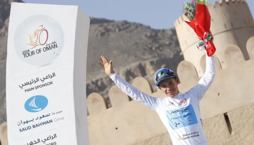 Miguel Ángel López (Astana), ciclista colombiano.